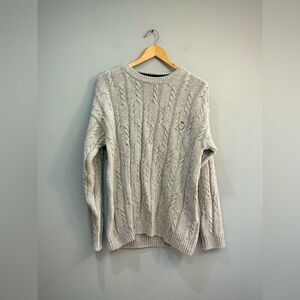 Men’s Gray Chaps Ralph Lauren Crewneck Sweater Size S EUC